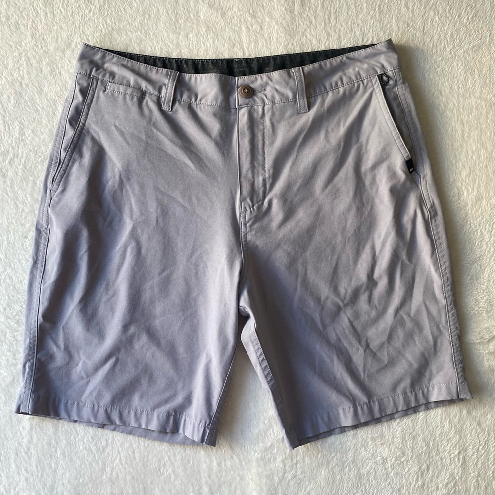 Quicksilver Men’s Walk Shorts Hybrid Gray Size 33 surf summer‎ vacation